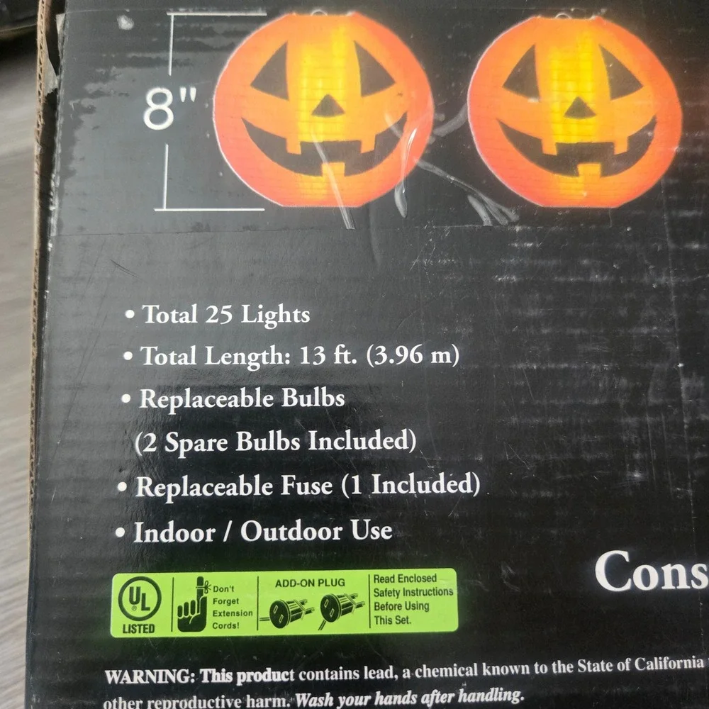 Vintage All Hallows Eve Halloween Light 5 Mix Sets Bundle Decor Pumpkins & Ghost